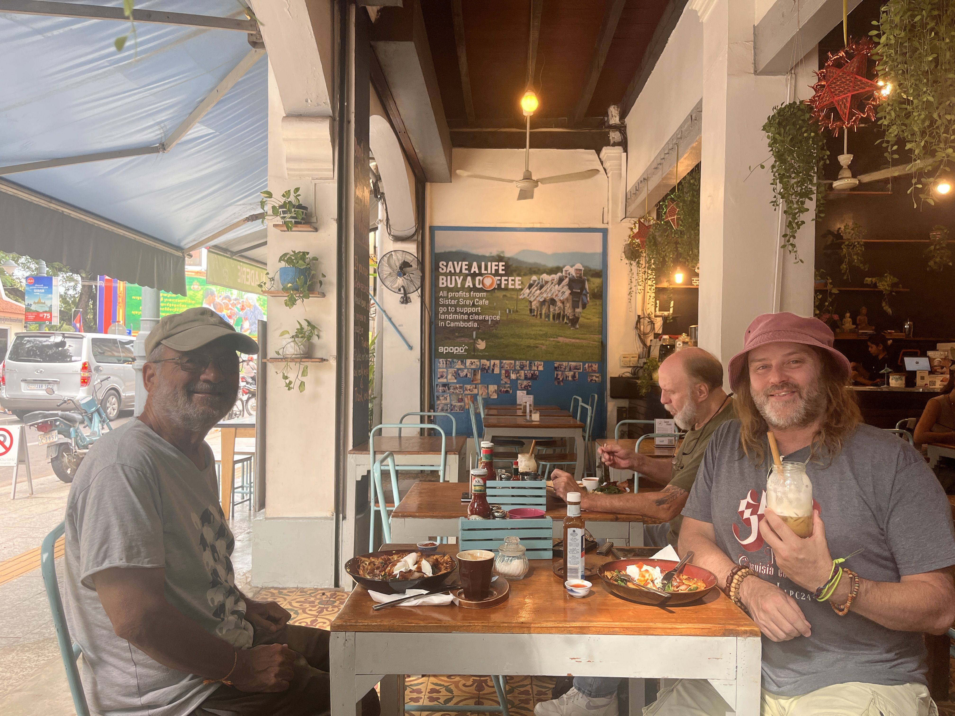 breakfast at Sister Srey Cafe